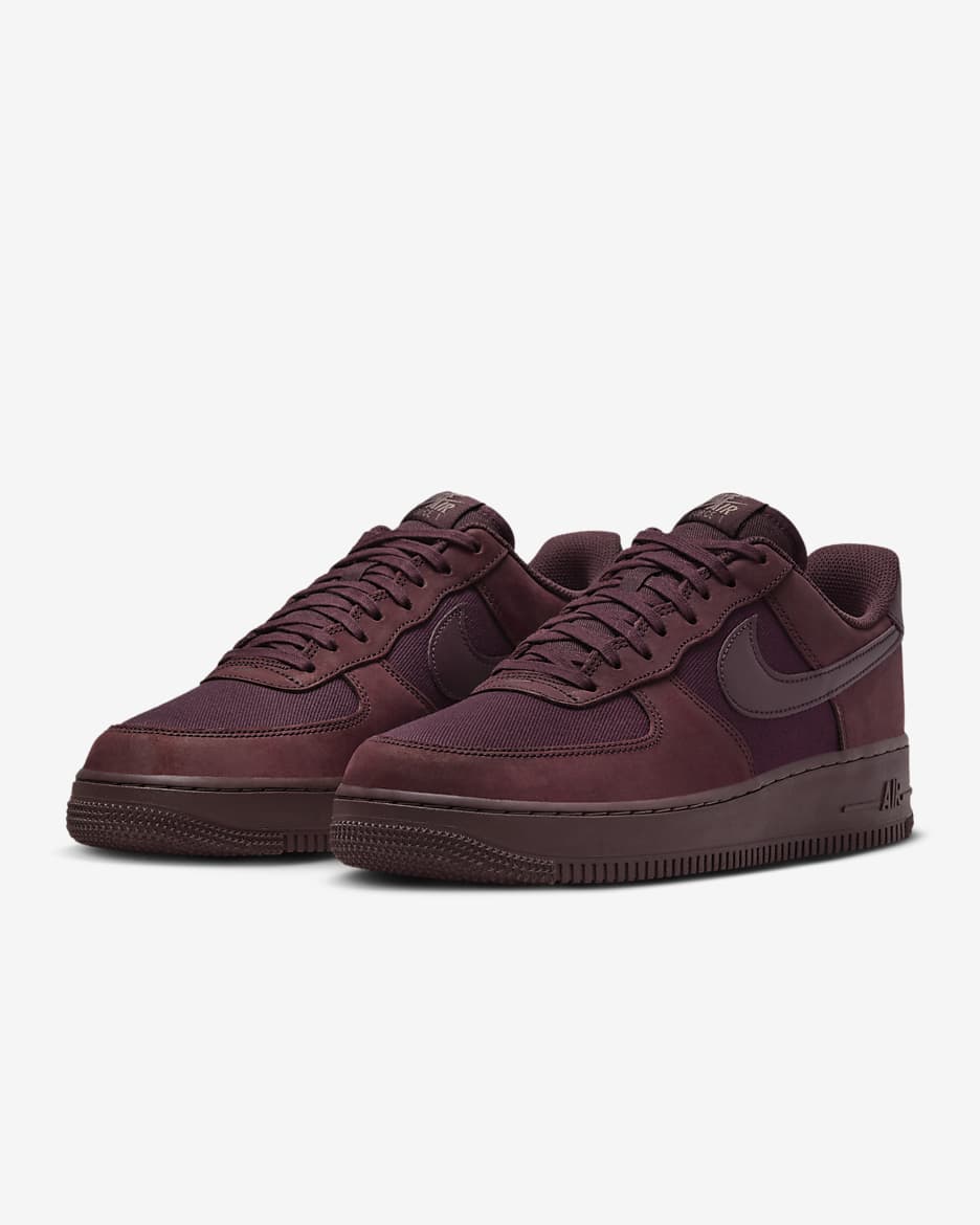 Burgundy air force 1 high suede hotsell